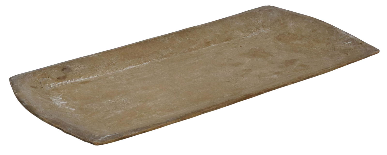 LARGE RUSTIC OAK TRENCHER DOUGH BOWL (1 of 3)