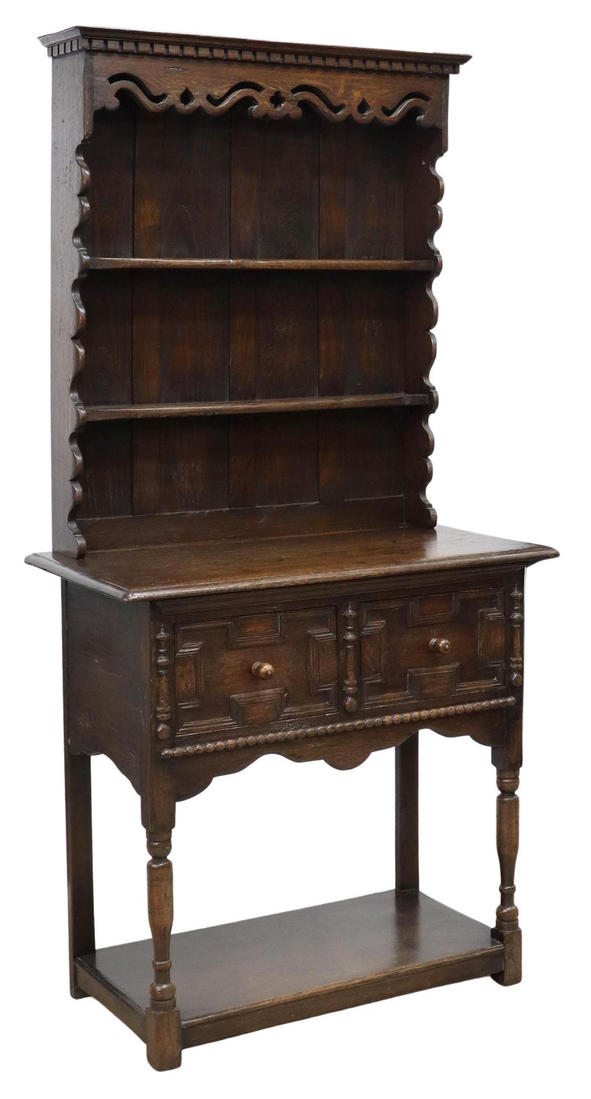 ENGLISH OAK KITCHEN DRESSER (1 of 5)