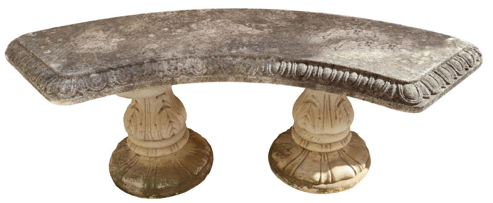 CAST STONE OUTDOOR GARDEN BENCH (1 of 1)