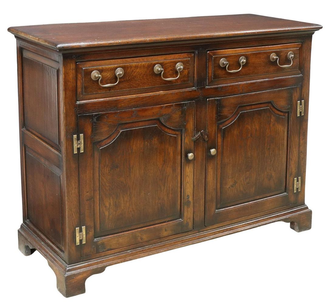 ENGLISH OAK SIDEBOARD (1 of 6)