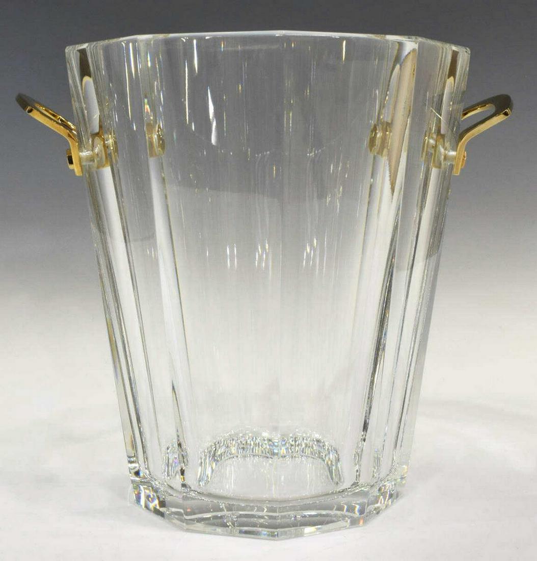 FRENCH BACCARAT CUT CRYSTAL CHAMPAGNE BUCKET (1 of 4)