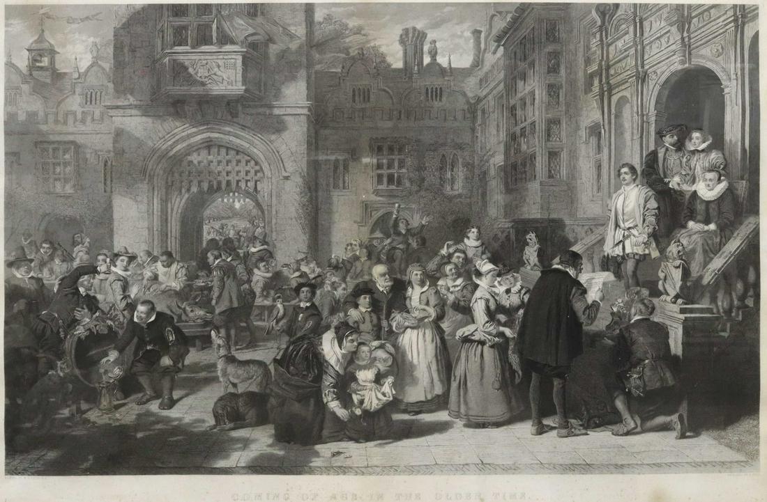 FRAMED COMING OF AGE ENGRAVING AFTER W.P. FRITH (1 of 5)