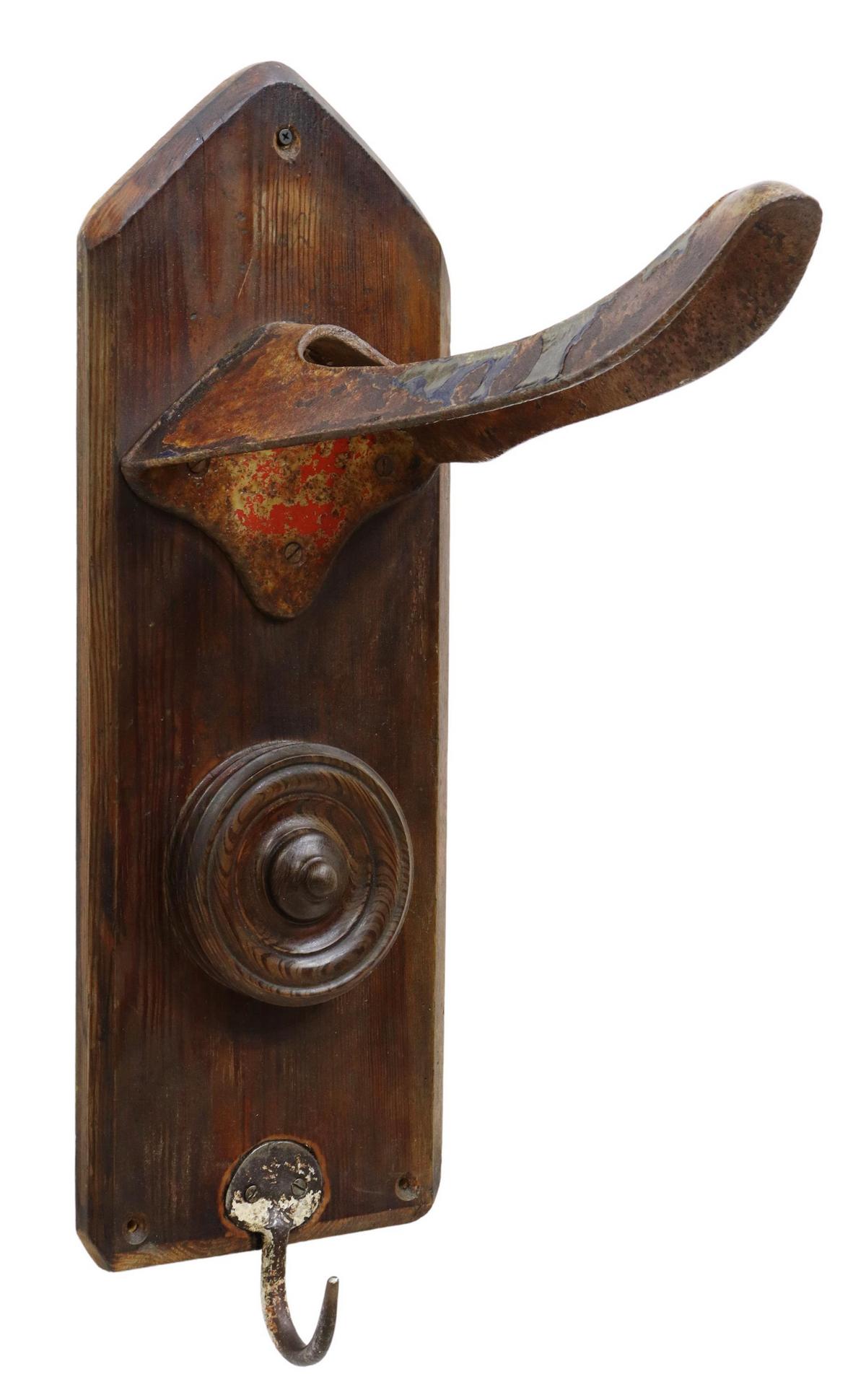 ENGLISH VICTORIAN CAST IRON EQUESTRIAN SADDLE RACK (1 of 2)