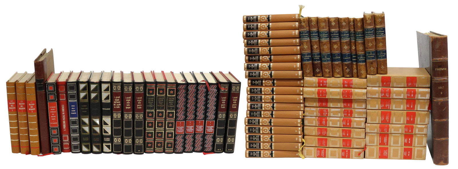 (65) FRENCH & ITALIAN LIBRARY SHELF BOOKS (1 of 6)