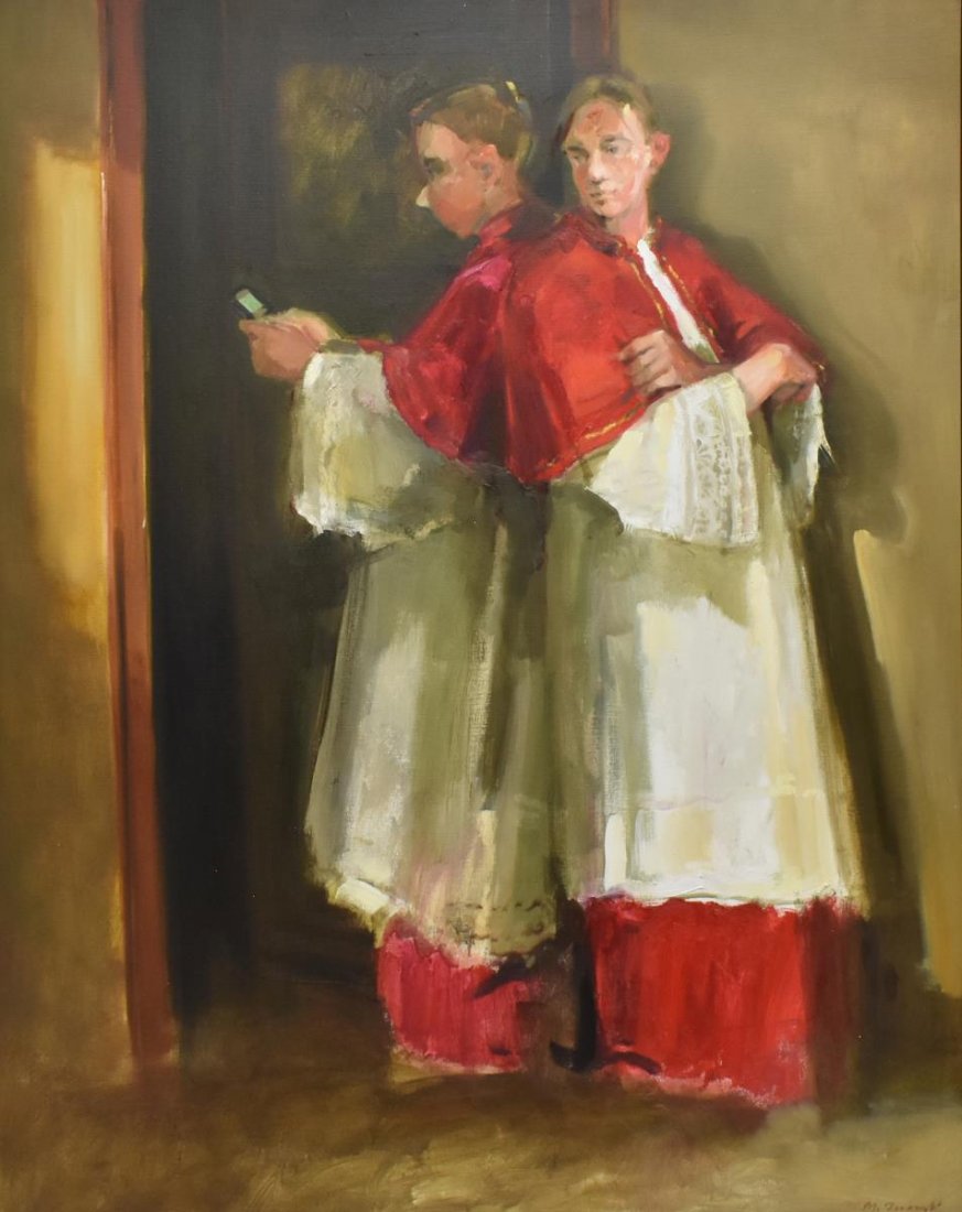 MICHAL ZABOROWSKI (B.1960) RELIGIOUS PAINTING (1 of 4)