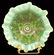 ANTIQUE OPALESCENT VASELINE HOBNAIL GLASS GROUPING - 3