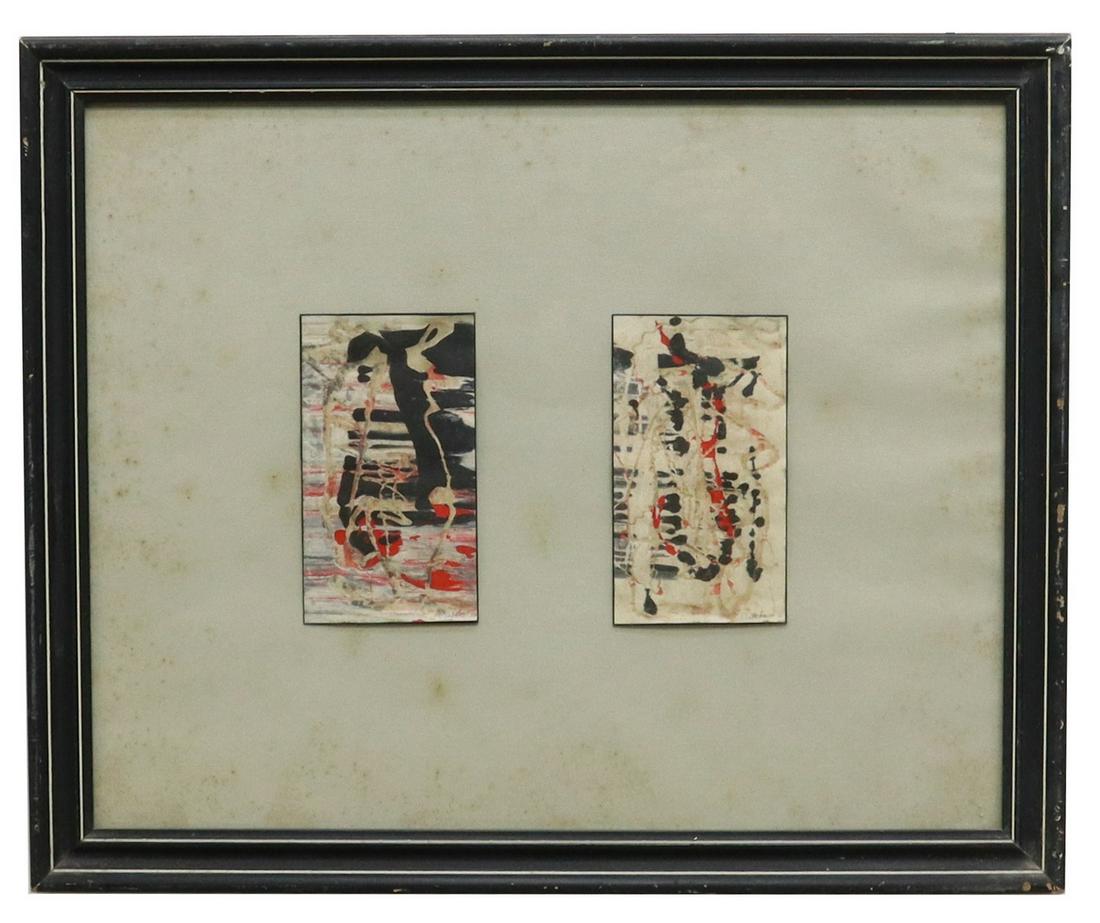 NUVOLO (1926-2008) MODERN MIXED MEDIA SILK SCREENS (1 of 6)