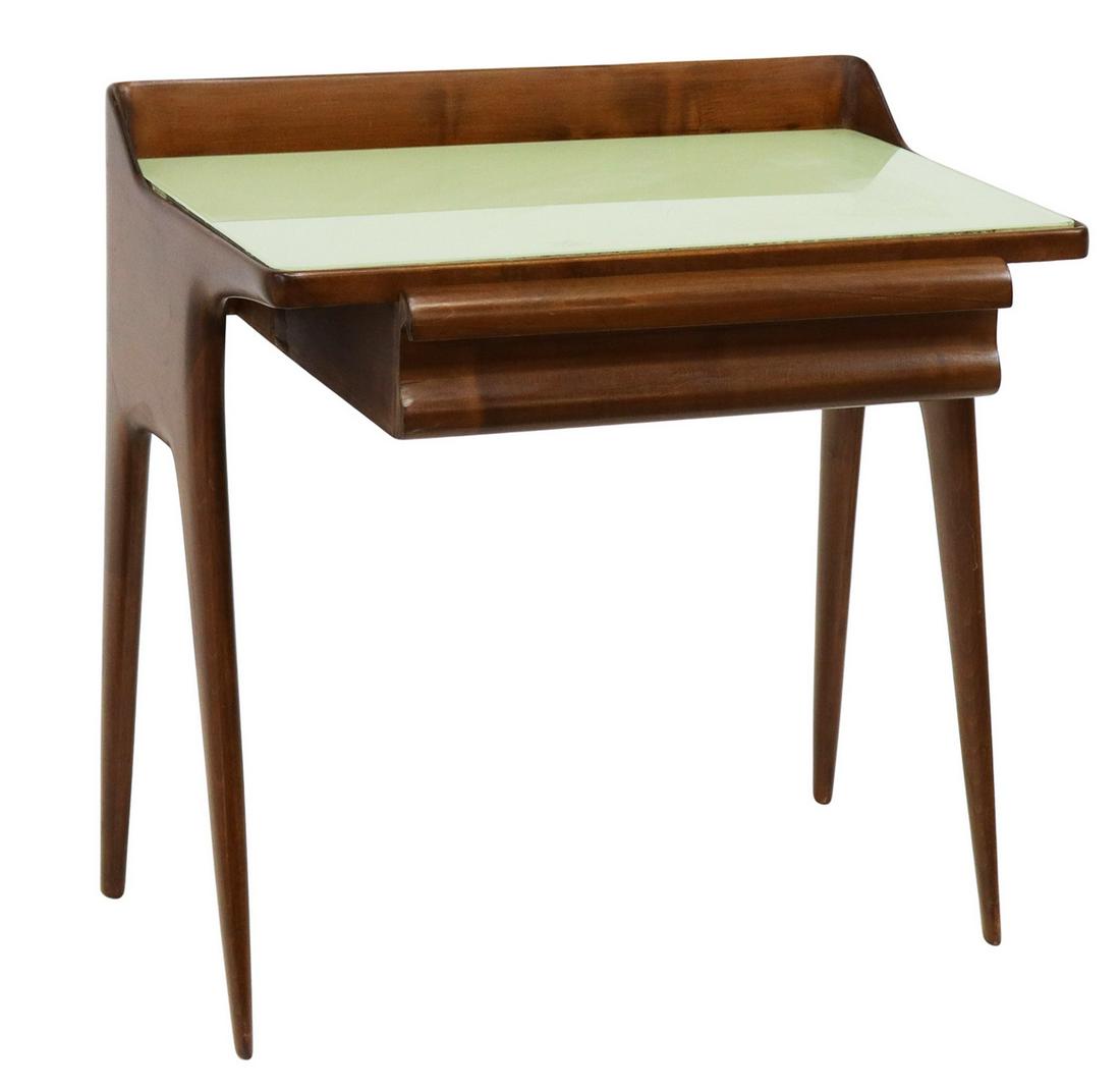 ITALIAN MID-CECNTURY MODERN TEAK SIDE TABLE (1 of 4)