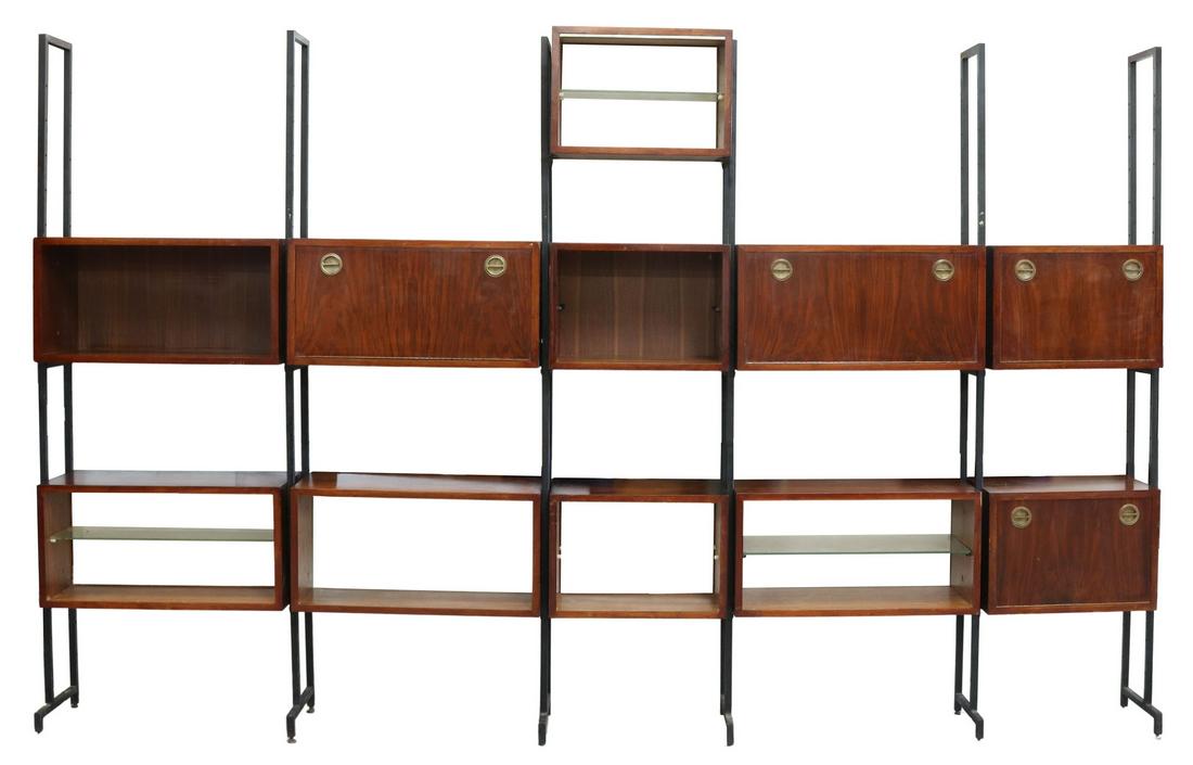ITALIAN MID-CENTURY MODERN FIVE-UNIT BOOKCASE (1 of 3)