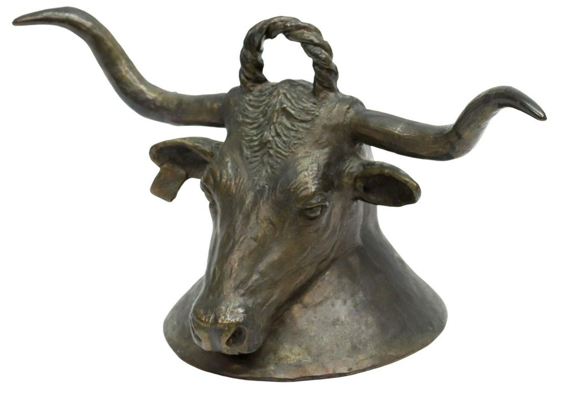 CARL WAGNER (1938-2011) BRONZE LONGHORN BELL (1 of 9)