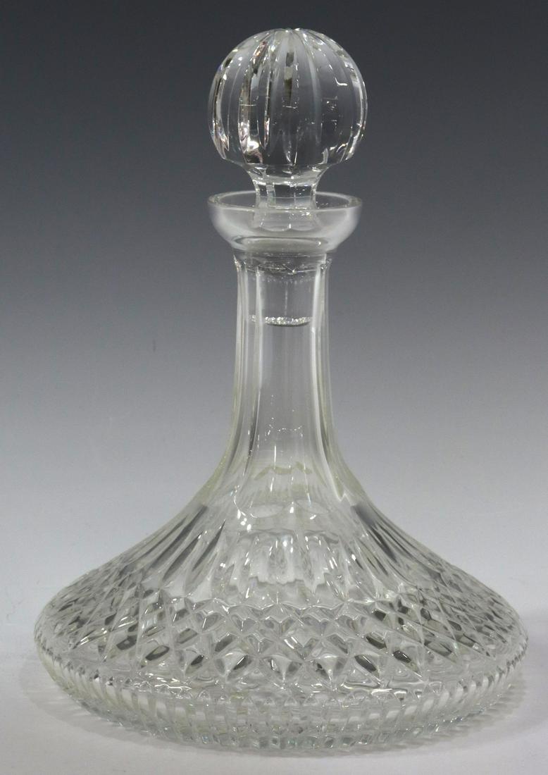 WATERFORD 'LISMORE' RIBBED BASE SHIPS DECANTER (1 of 4)