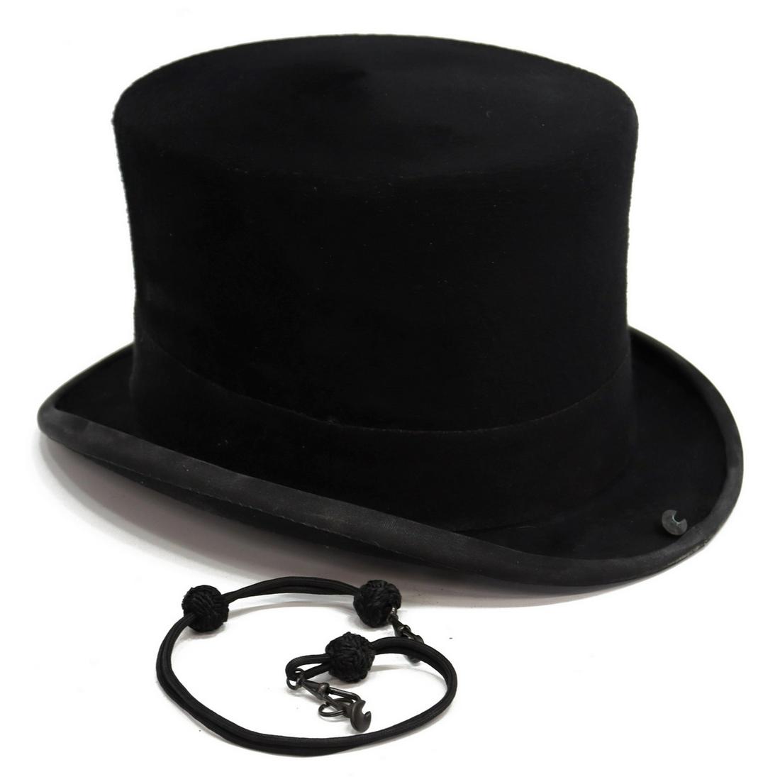 HERBERT JOHNSON LONDON BOXED BEAVER & SILK TOP HAT (1 of 8)
