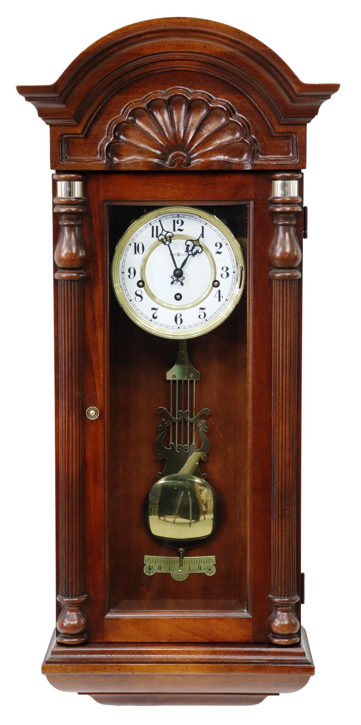 HOWARD MILLER 'JENNISON' TRIPLE-CHIME WALL CLOCK (1 of 3)