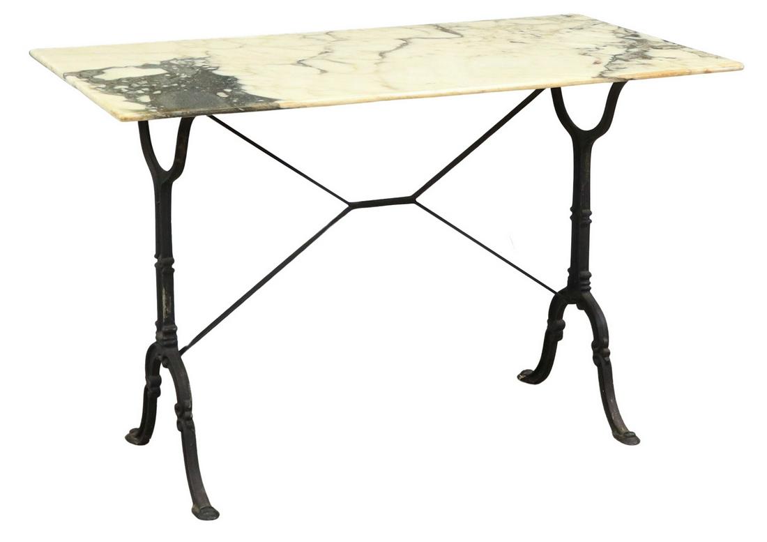FRENCH CAST IRON BISTRO TABLE (1 of 4)