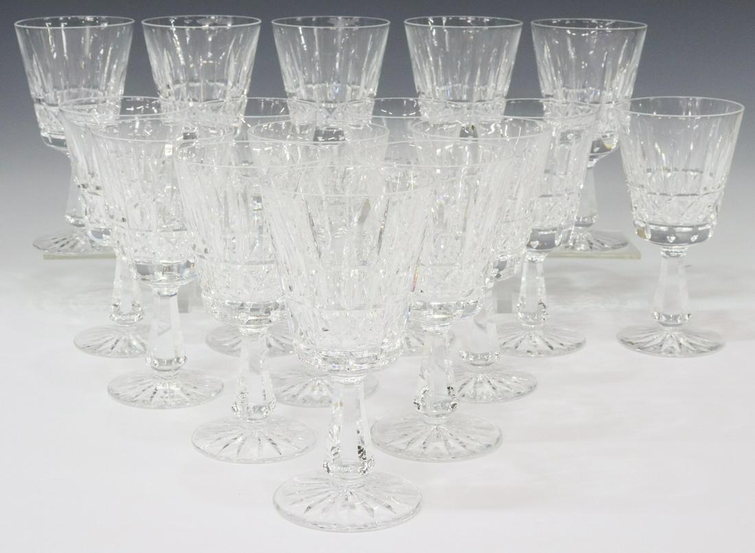 16) WATERFORD 'KYLEMORE' CUT CRYSTAL WATER GOBLETS (1 of 4)
