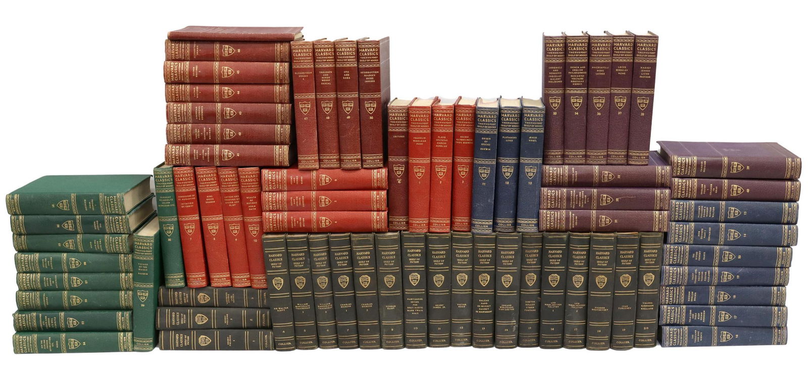 (72 VOLS) HARVARD CLASSICS: FIVE SHELF & FICTION (1 of 17)