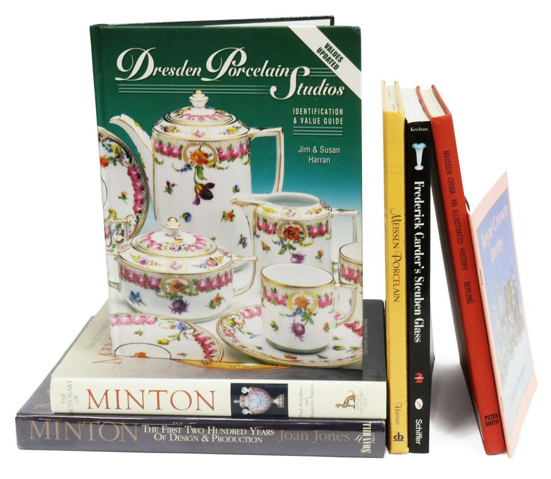 (7) REFERENCE BOOKS: MEISSEN, DRESDEN, MINTON, ETC (1 of 4)