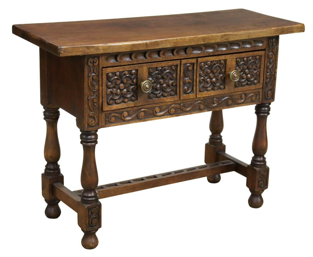 SPANISH BAROQUE STYLE CONSOLE TABLE (1 of 5)