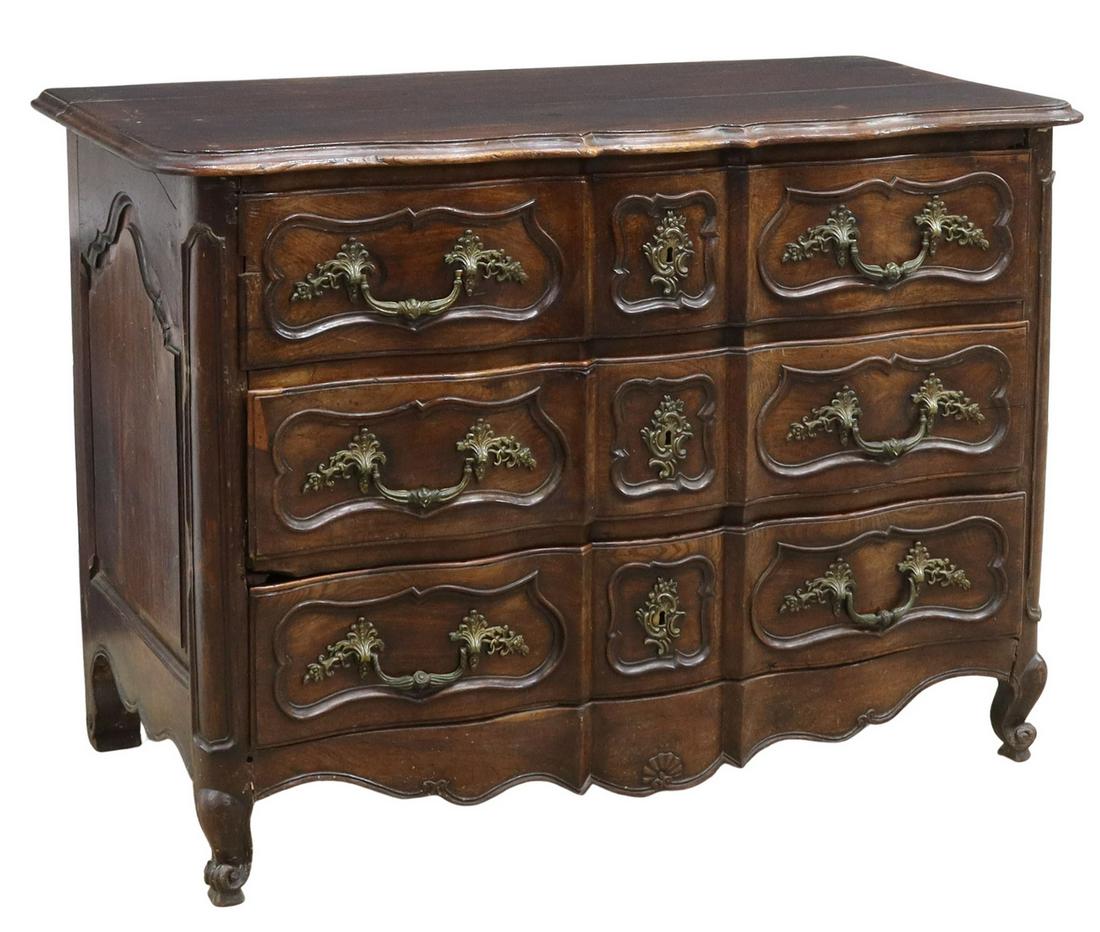 FRENCH RHONE VALLEY LOUIS XV COMMODE EN ARBALETE (1 of 4)