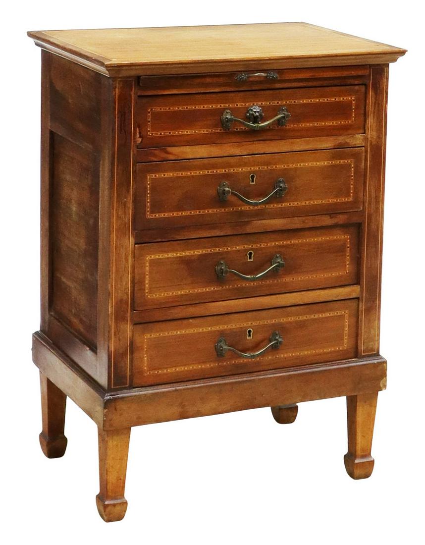 ITALIAN NEOCLASSICAL STYLE BEDSIDE CABINET (1 of 5)