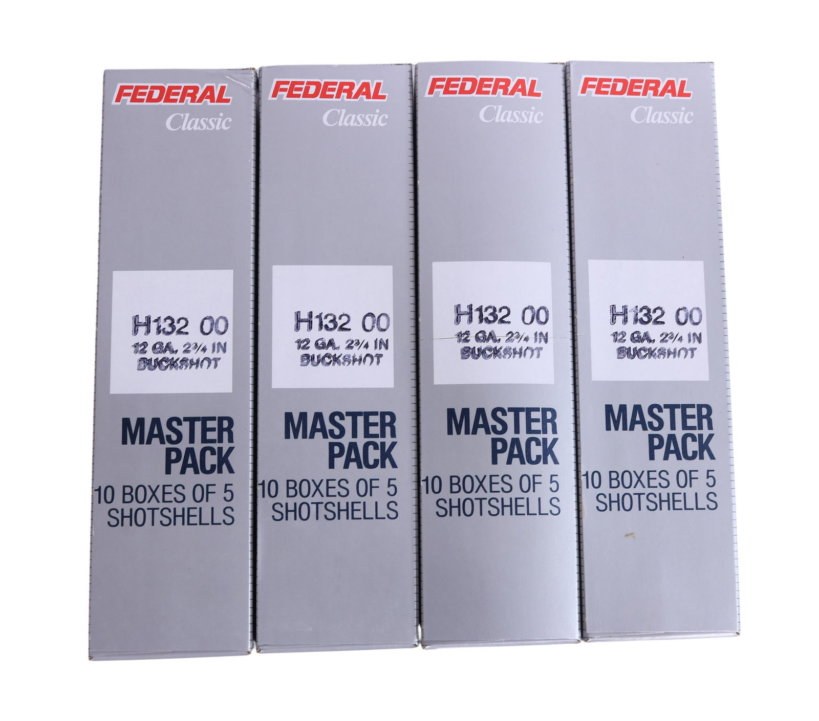 200 ROUNDS, FEDERAL 12 GAUGE 2.75" RIFLED SLUGS: Ammunition, Federal 12 gauge, 2.75" shells, 1 ounce rifled slugs, 40 boxes of 5, total: 200 rounds, purchaser must be at least 18 year old, no shipping, *PICK UP IN PERSON ONLY* *Provenance: Estate of