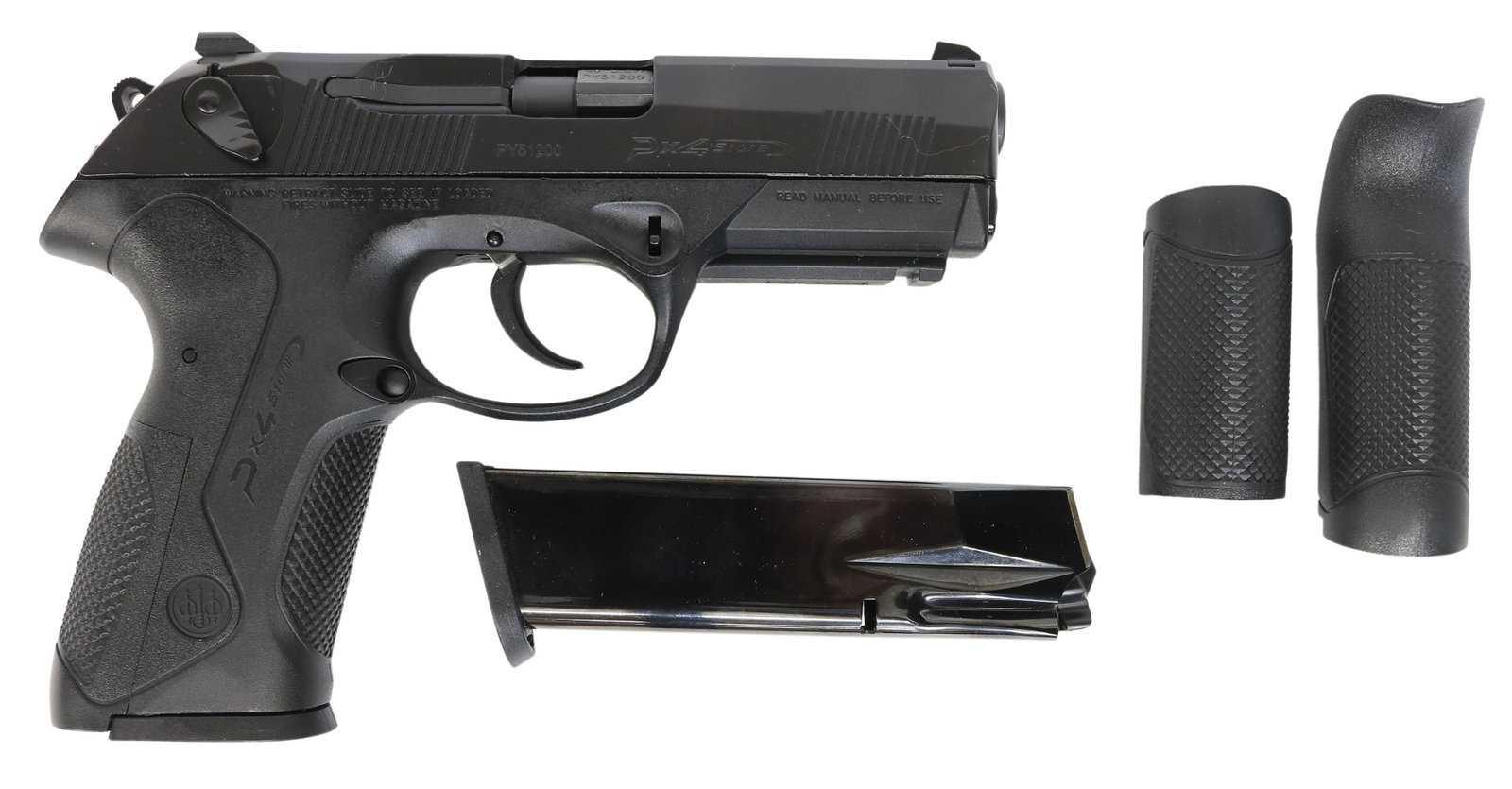 BERETTA PX4 STORM PISTOL, .40 S&W CALIBER: Beretta PX4 Storm pistol, .40 S&W caliber, 4" barrel, 14 round detachable magazine, spare magazine, Beretta hard plastic case, papers, SN PY512XX *REQUIRES FFL TRANSFER* Start Price: $250.00
