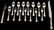 121: GORHAM "KING GEORGE" STERLING SILVER FLATWARE - 2