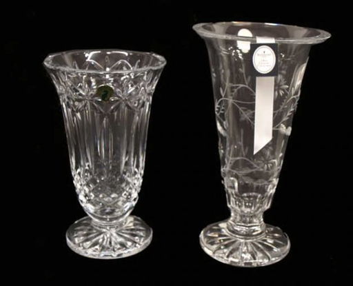 269 2 Waterford Cut Crystal Balmoral Vase Signed Sep 13