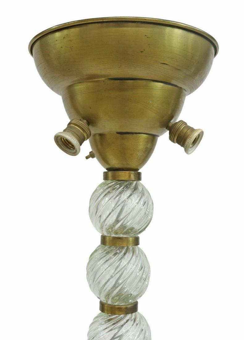 BAROVIER (ATTRIB.) ITALIAN MODERN 4-LT FLOOR LAMP (1 of 3)