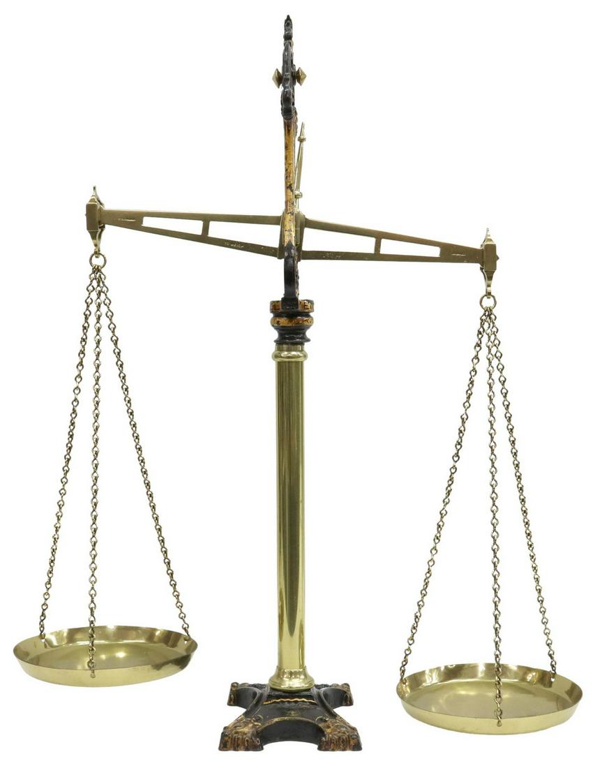 ENGLISH STEVENS & SON COUNTERTOP BALANCE SCALES (1 of 6)