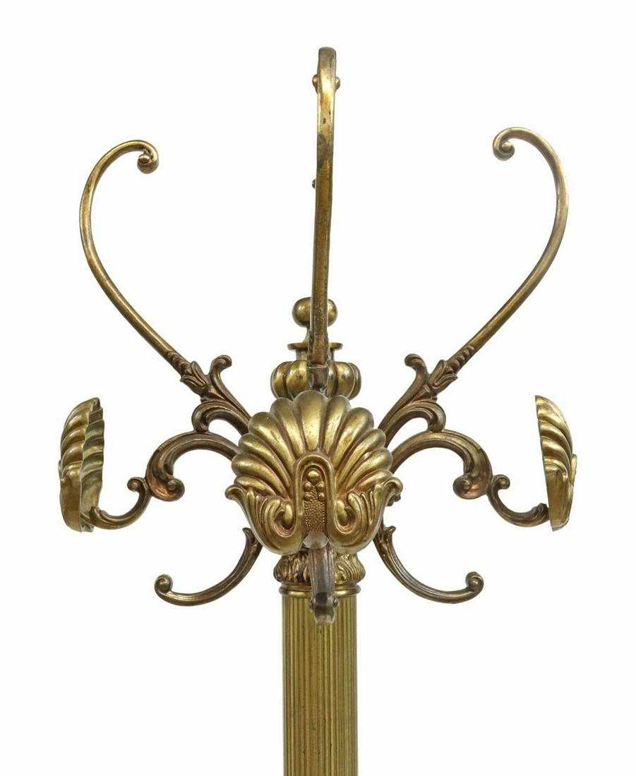 ITALIAN GILT METAL STANDING HALL TREE (1 of 3)