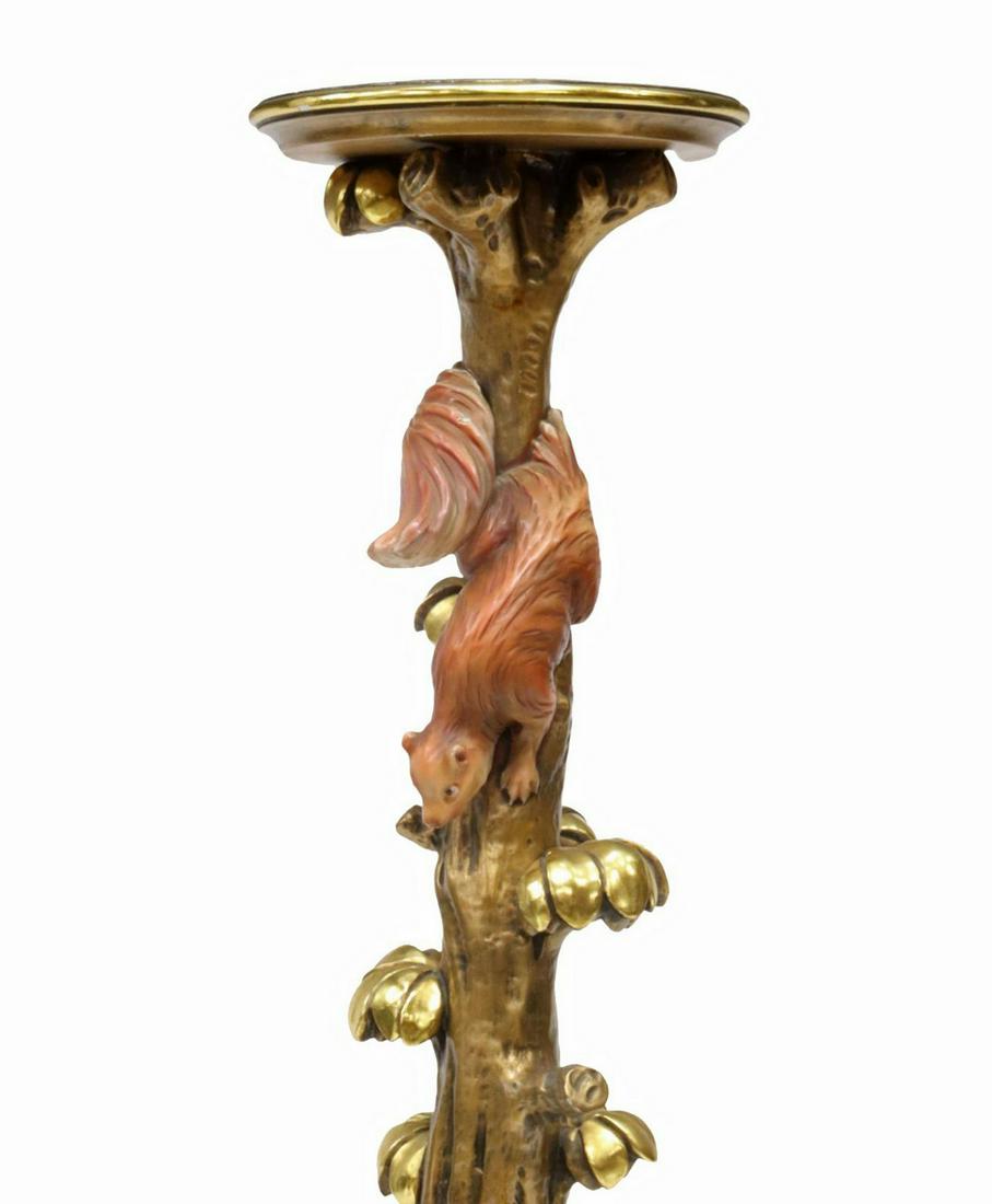 ITALIAN PARCEL GILT PEDESTAL PLANT STAND (1 of 5)