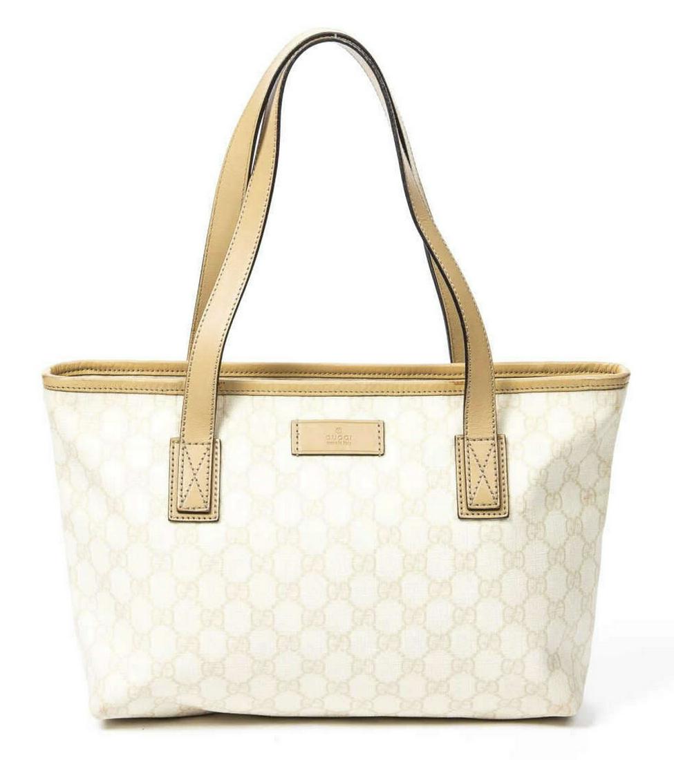 GUCCI 'JOY' GG SUPREME COATED CANVAS TOTE BAG (1 of 8)