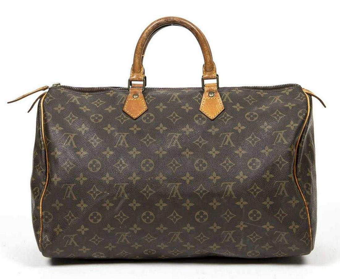 LOUIS VUITTON 'SPEEDY' MONOGRAM CANVAS HANDBAG (1 of 7)