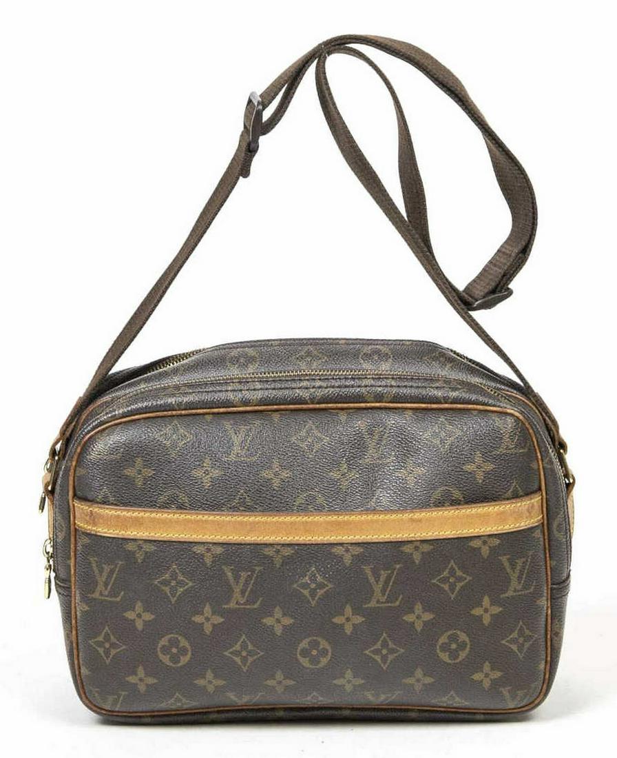 LOUIS VUITTON 'REPORTER GM' MONOGRAM CROSSBODY BAG (1 of 8)