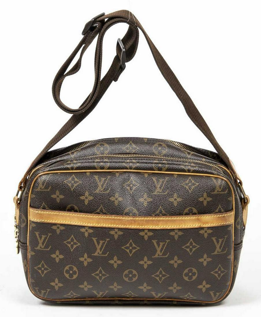 LOUIS VUITTON 'REPORTER PM' MONOGRAM CROSSBODY BAG (1 of 8)