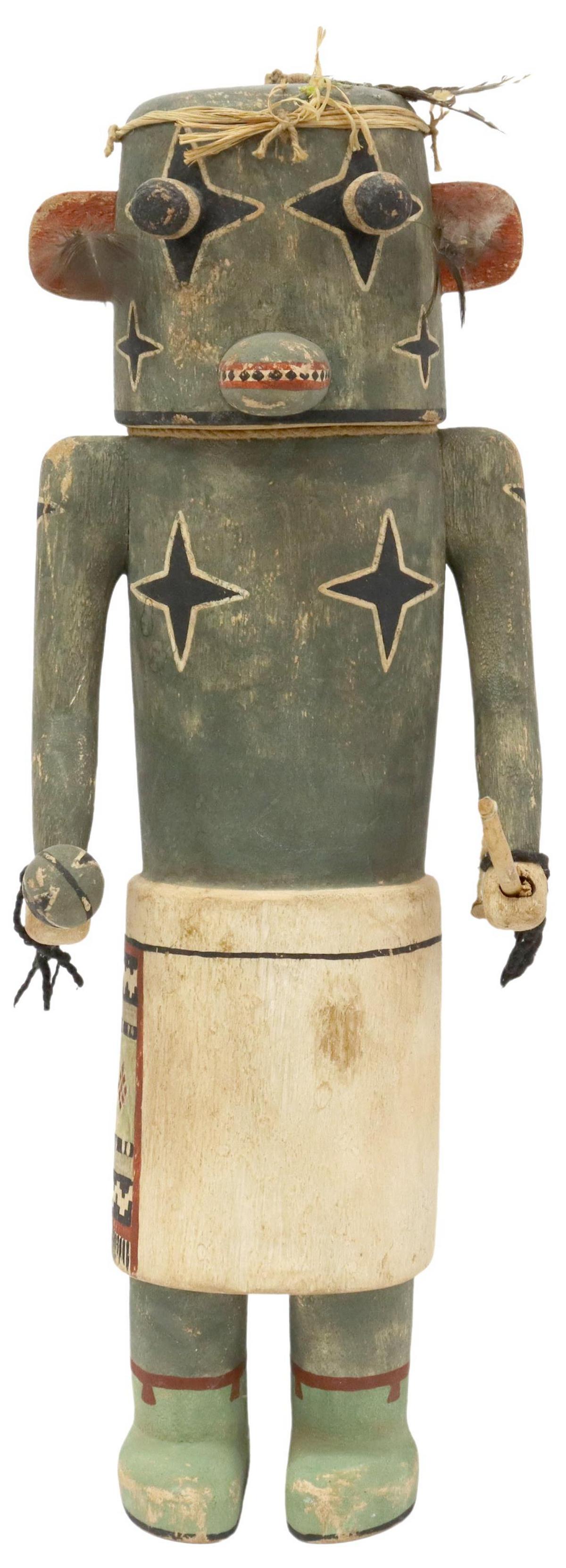 LARGE HOPI PUEBLO HOLOLO KACHINA DOLL (1 of 7)