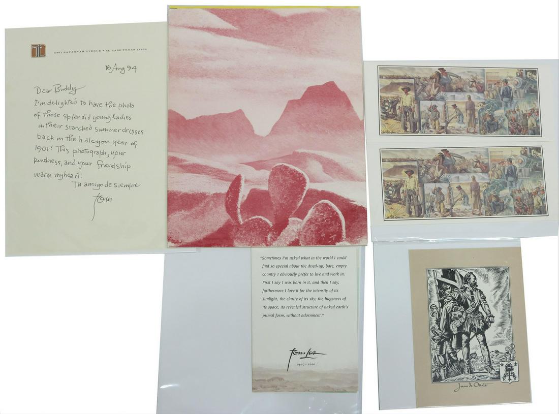 (7) TEXAS ARTIST TOM LEA (1907-2001) ARCHIVE (1 of 10)