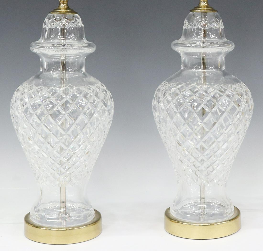 (2) WATERFORD 'ALANA' CUT CRYSTAL TABLE LAMPS (1 of 4)