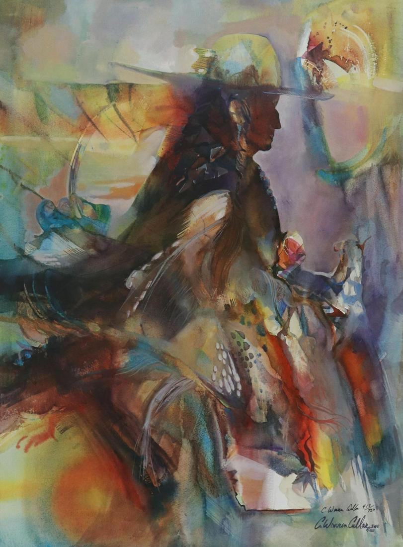 WARREN CULLAR (TX, B.1942) 'MAGIC MAN' PRINT (1 of 4)