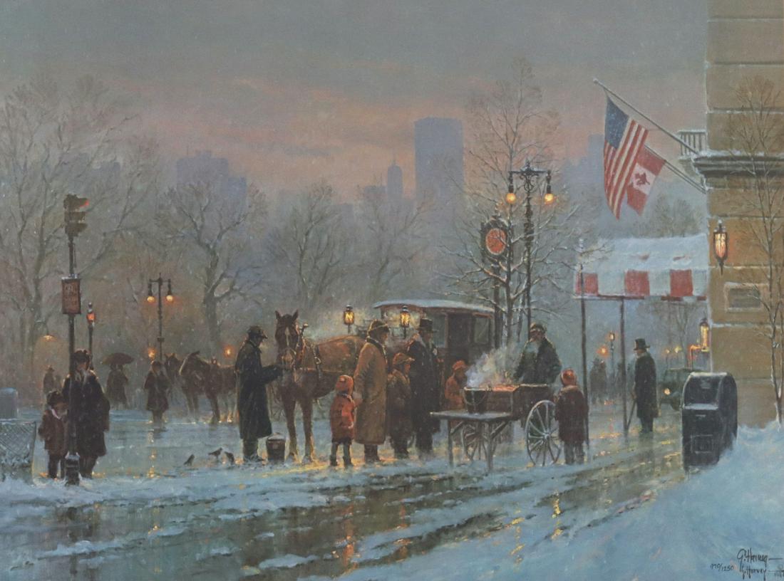 G. HARVEY LIMITED-ED. PRINT 'THE CHESTNUT VENDOR' (1 of 5)