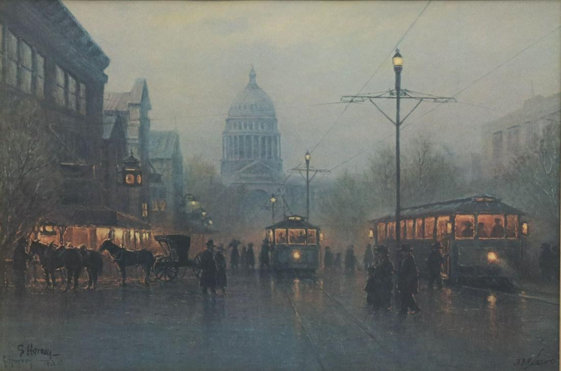 G. HARVEY LIMITED-ED PRINT LIGHTS ALONG THE AVENUE (1 of 4)