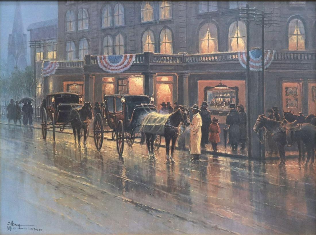 G. HARVEY LIMITED-EDITION PRINT 'GRAND OPENING' (1 of 4)