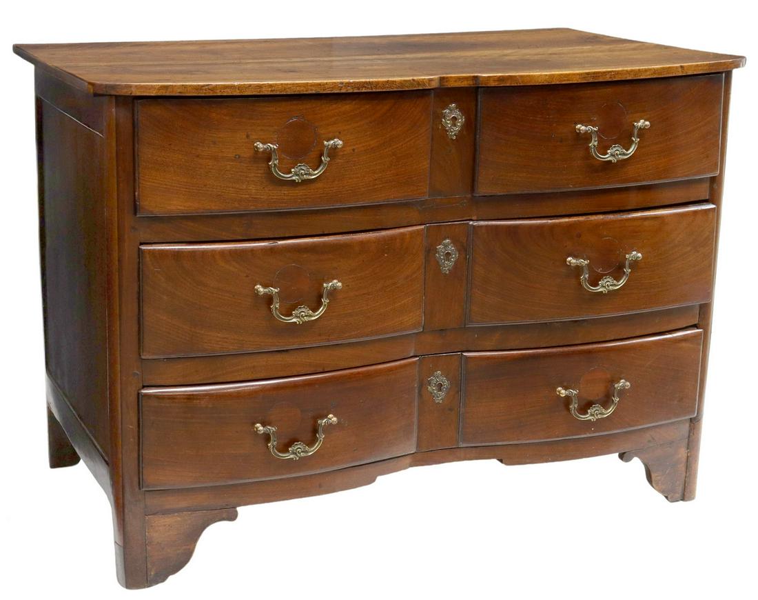 ANTIQUE FRENCH LOUIS XIV STYLE FOUR-DRAWER COMMODE (1 of 5)