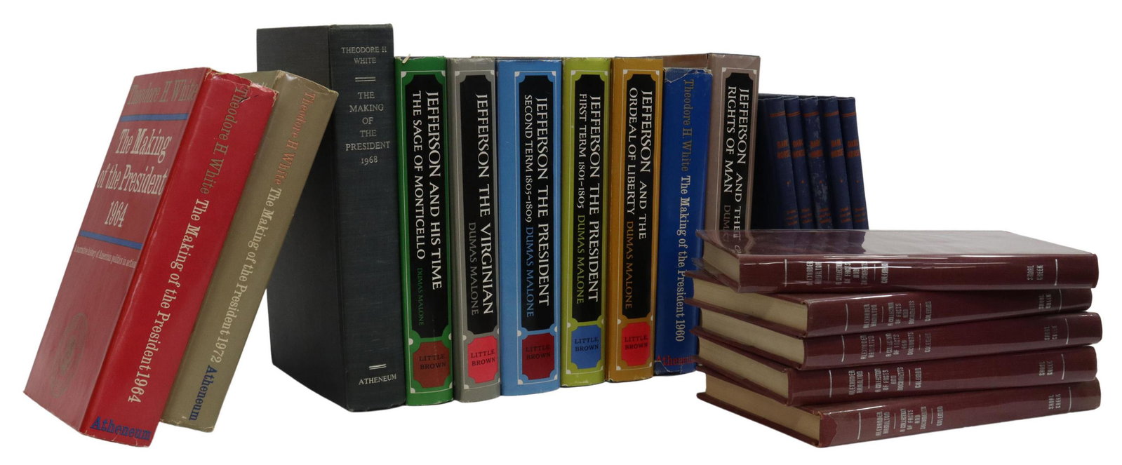 (20) BOOKS: BIOGRAPHIES OF U.S. PRESIDENTS: (lot of 20) Books: biographies of U.S. Presidents, including: (5) "Dark Horse," (5) "A Collection of the Facts and Documents Relative to the Death of Major General Alexander Hamilton," "Jefferson and 