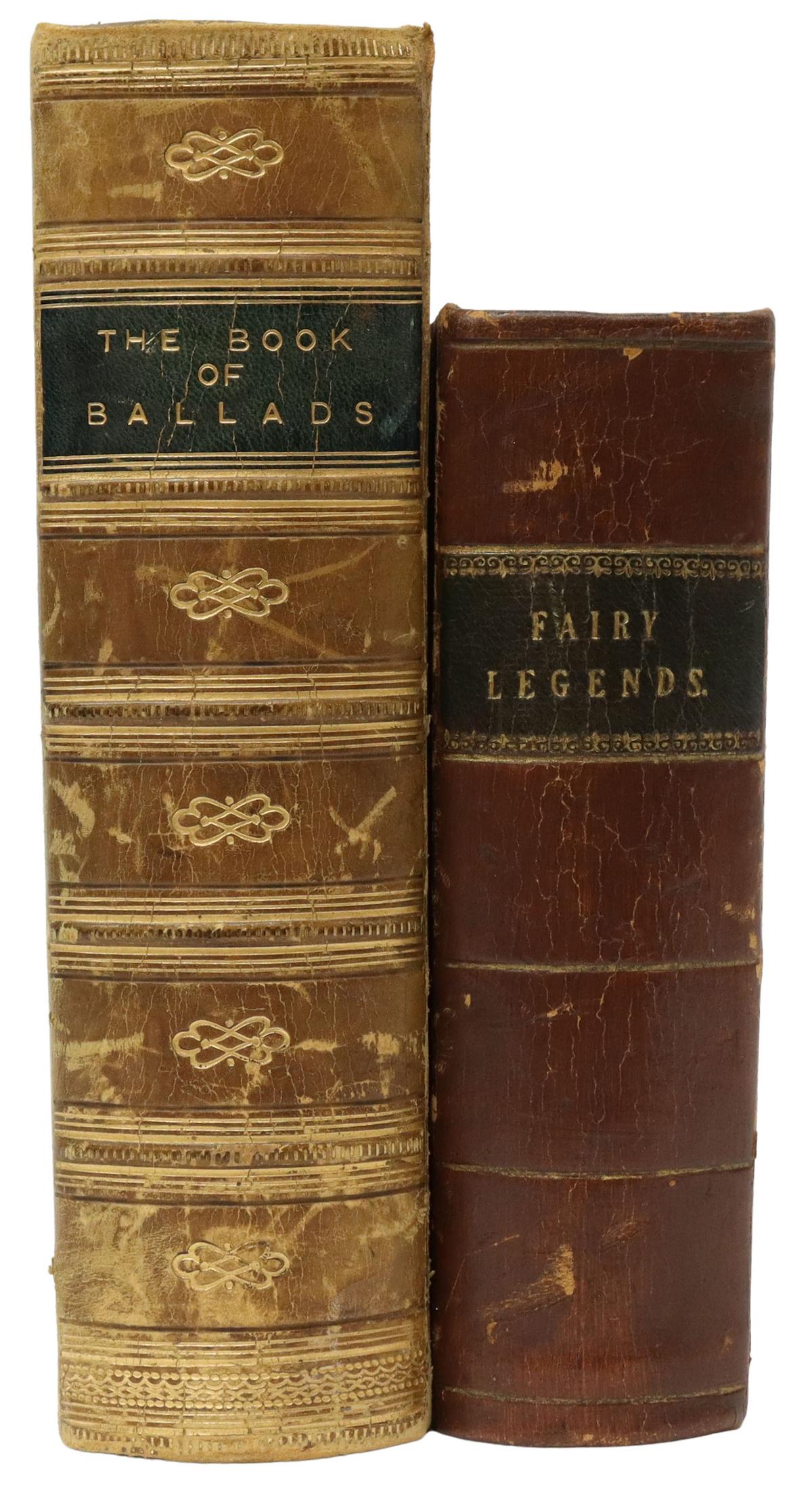 (2) BOOKS: IRISH & BRITISH FAIRY LEGENDS & BALLADS (1 of 4)