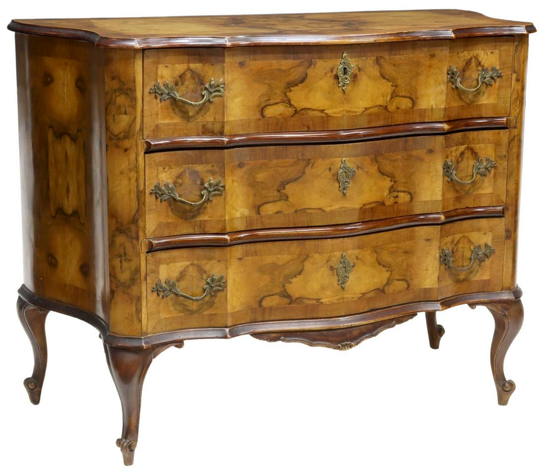 VENETIAN PATCHWORK THREE-DRAWER COMMODE (1 of 4)