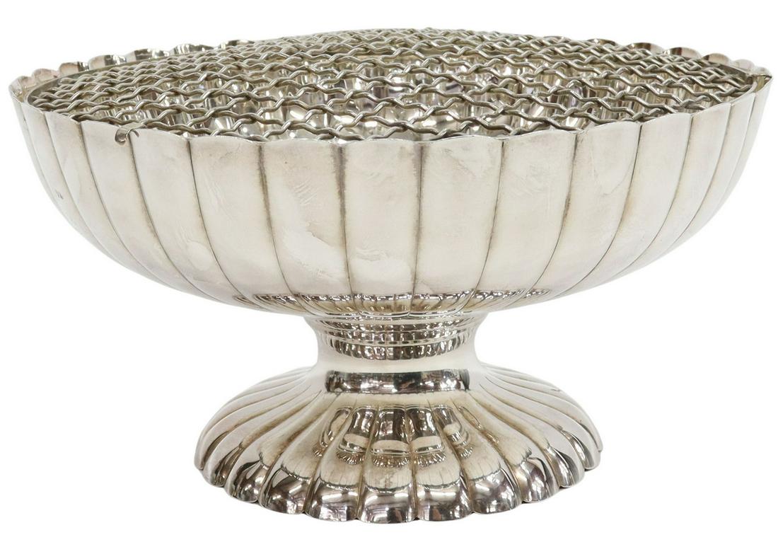 JAPANESE MIYAMOTO SHOKO STERLING BOWL & FROG (1 of 5)