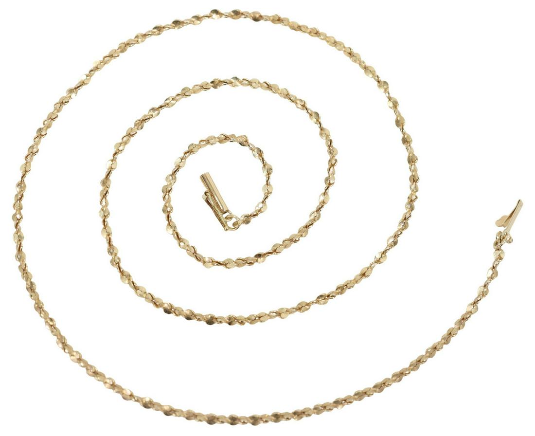 14KT YELLOW GOLD CHAIN NECKLACE, 6.1 GRAMS (1 of 4)