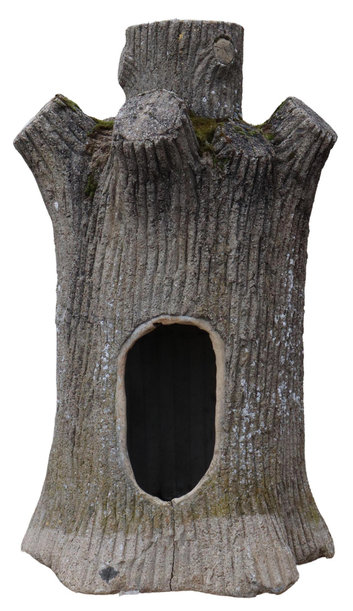 EMILE TAUGOURDEAU FAUX BOIS SCUPTURAL TREE TRUNK (1 of 4)